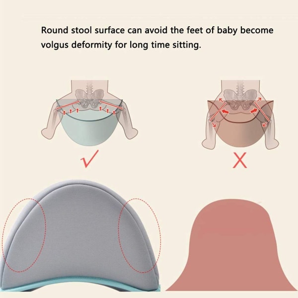 Ainomi baby hoftebælte hoftebælte hoftebærer med side rotation KLB