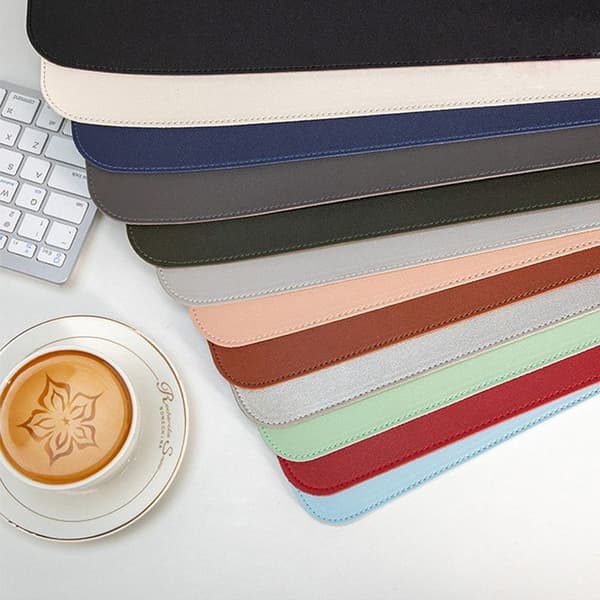 1 stk Bordmatte, skrivebordsmatte, 60 x 30 cm PU bordmatte, laptop