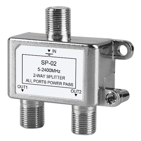 Distributør - 2-veis splitter - fullstendig skjermet - Unicable - for
