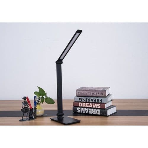 Skrivebordslampe, LED-bordlampe, dæmpbare lysstyrkeniveauer, dagslyslampe, øje