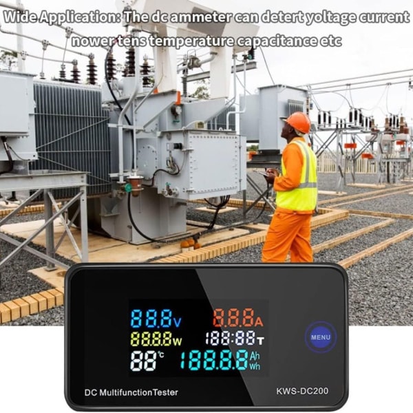 DC Digital Voltmeter Ammeter KWS DC200 10A