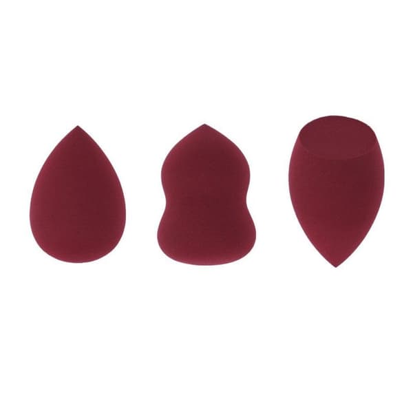 Foundation Beauty Sponge Form, Flawless, Velegnet til flydende, rødvin