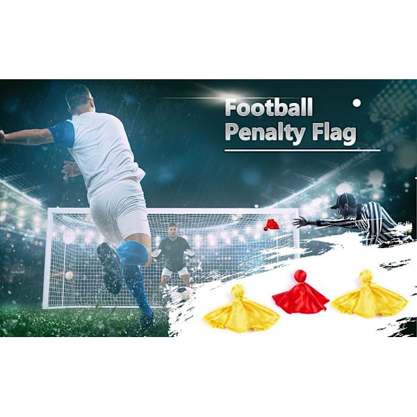 Fodboldstraffeflag af polyesterstof og miljøvenligt EVA-materiale