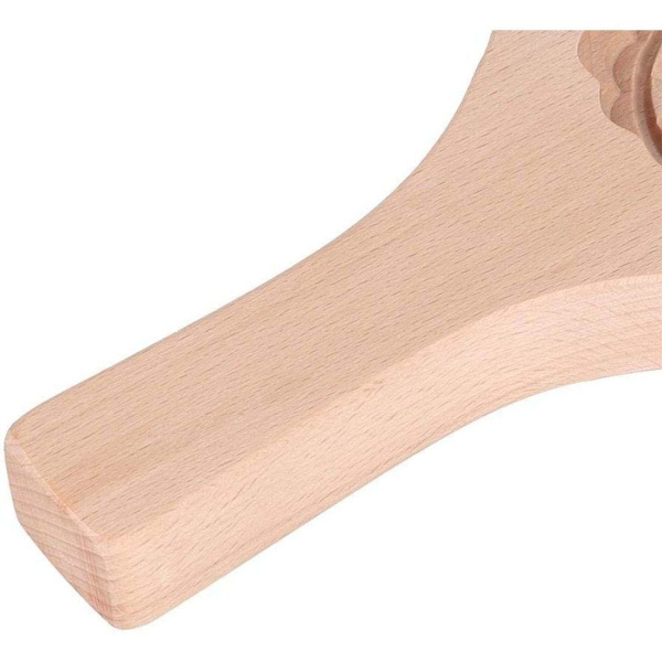 Månkakemall, Vacker Blommig Mönster DIY Månkakemall Tillverkad av Träbakningsform