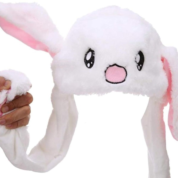Ears Moving Jumping Bunny Plush Hat Rabbit Ears Moving Plush Hat KLB