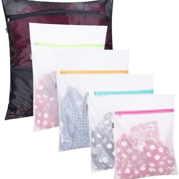 Nettposer i mesh for vaskemaskin, vaskeripose, klesvaskpose