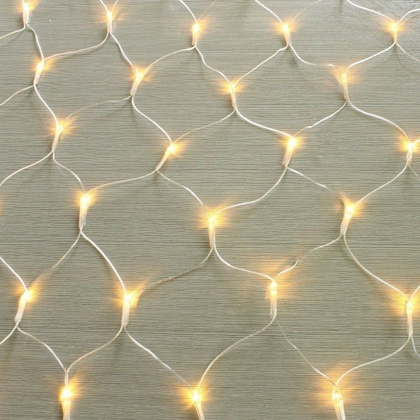96 LED lys net lys gardin fe lys varm hvid dekorativ lys indendørs KLB