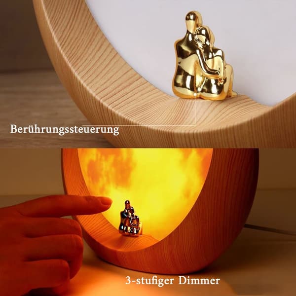 Måne Ambient Lys Jubileumsbryllup Valentinsdag Gaveideer Kunst