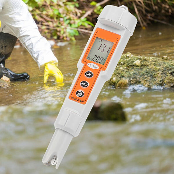 Mini Handheld Digital Vattenkvalitetstestare PH-mätare 0,0-14,0PH för simbassäng Akvarium KLB