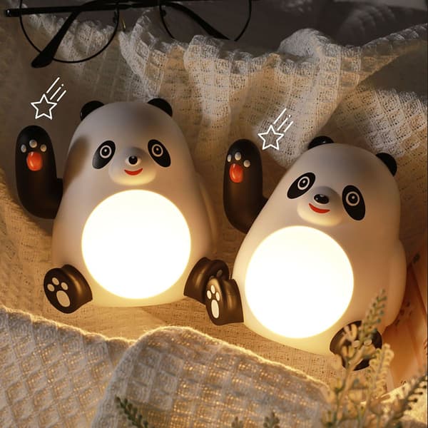 Panda Natlampe Energibesparende Simpel Sød LED Sengebord KLB