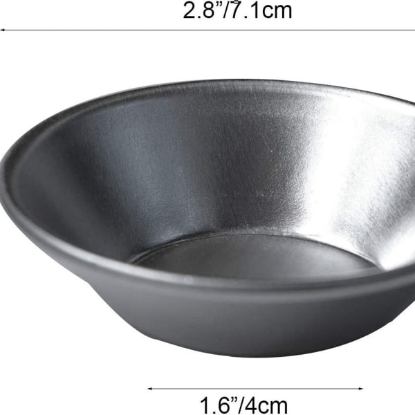 24 stk egg terteform, små terteform for pai og dessertform og puddingform,