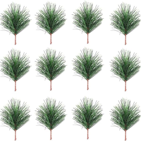 24 stk kunstige furunåler til jul