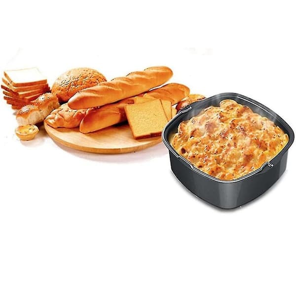 FÖR Philips Airfryer Non-Stick Bakform, Silikonugnshandskar 7\"