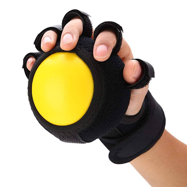 Handställningsskena mot spasticitet med bollhandleds- och fingerortoser