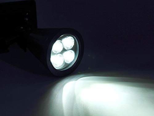 2x LED solcelle spotlight havelys landskabsspotlight til haven