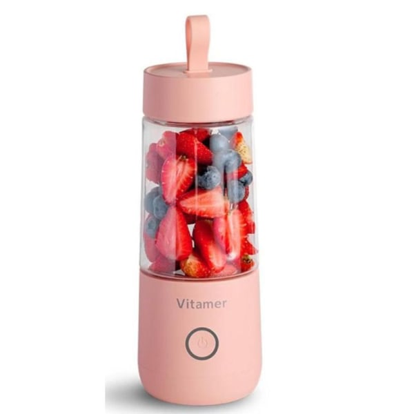 350ml Mini Bärbar Elektrisk Fruktjuicepress USB Smoothie Maker Blender