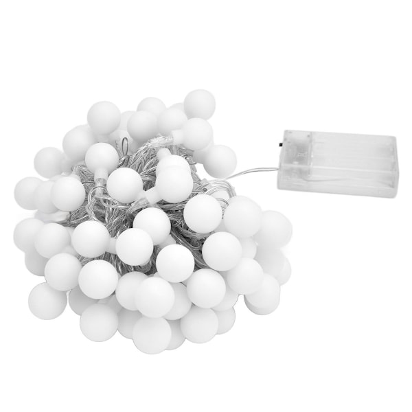 10m LED Faux Pearl String Lights 100 LEDs Dekorativa KLB