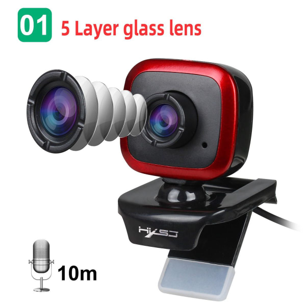 Webkamera 360 graders dator kamera
