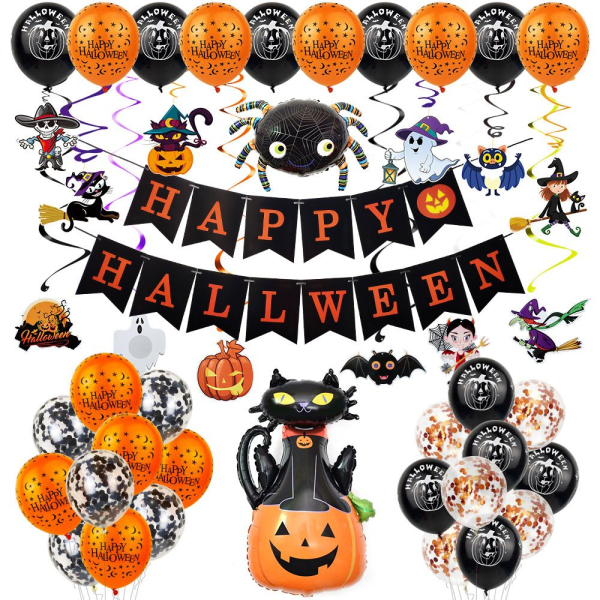 Ghost Busters -ilmapallo Ghostbusters-elokuvapeli Lateksi-ilmapallot Lippu Hyvää syntymäpäivää Juhlan koristepallo Lasten lelut Halloween Globos1set