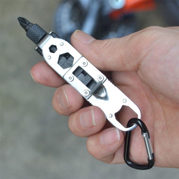 Bærbar skrutrekker Outdoor Camping Mini Tools Flaskeåpner
