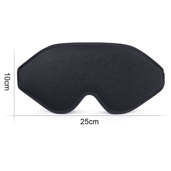 Sleep Mask for Men and Women, Blocks Light, Breathable and Soft, Black