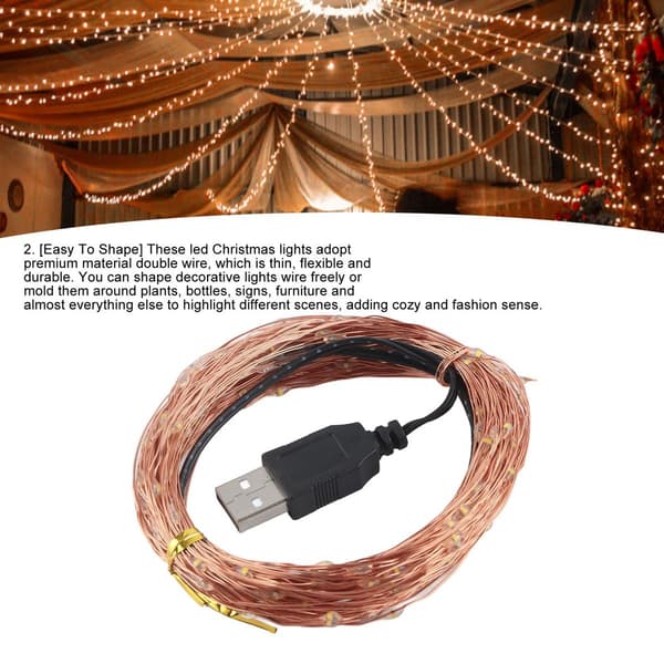 Strenglys, USB-drevne strenglys, julelys, fe KLB