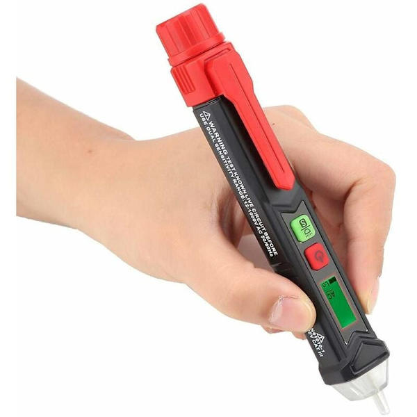 Spændingsdetektor, berøringsfri teststift, AC spændingsdetektor 0 40°C, 48V-1000V/12V-1000V KLB