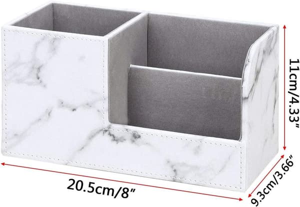 Blyantsholder penholder marmor skrivebordstilbehør PU