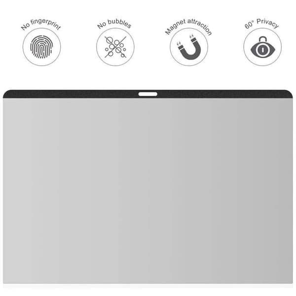 Kompatibel med MacBook Pro 16 tum, magnetisk integritetsskydd