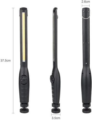 LED-työvalo taskulamppu työpajan lamppu COB-tarkastusvalot