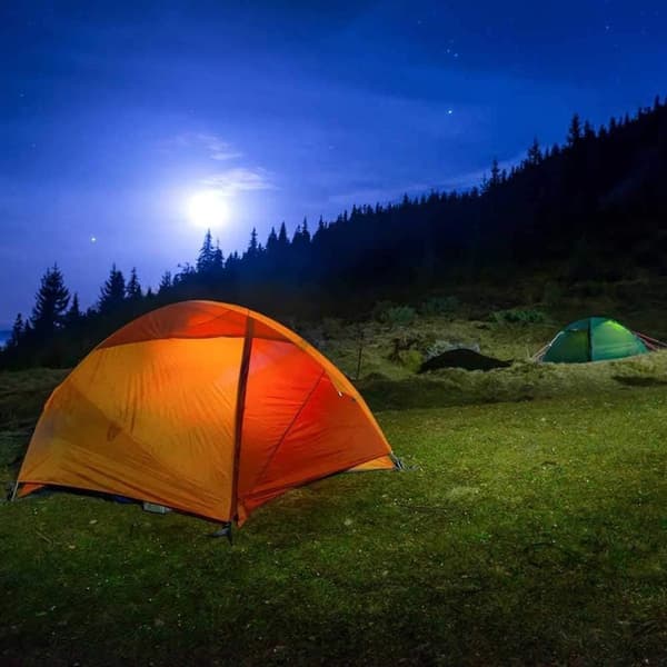 Bærbar solcelle LED-lampe til camping - hønsehusbelysning KLB