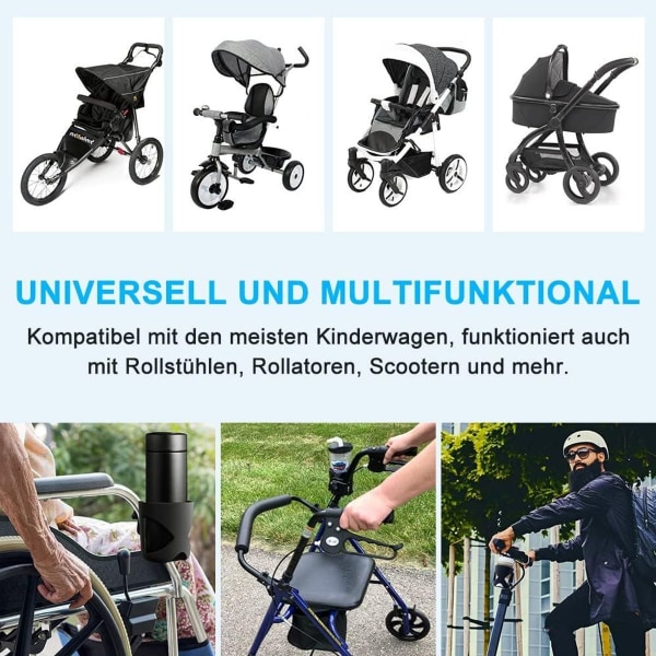 KLB - Mugghållare för barnvagnstillbehör