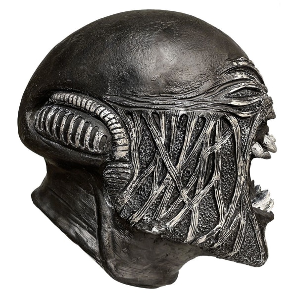 1 Pack Aliens Vs Predator Mask, Alien vs. Predator mask film omgivande cosplay latex mask huvudbonader, halloween mask, halloween dekoration, Alien Dog Mask