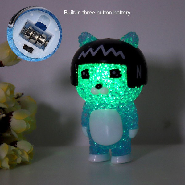 Jul LED Nattlampa Mini Toy Färg Ljus Söt Kattpresent KLB