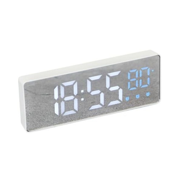 0715 Elektronisk klokke med stemmeaktivert LED-demping, datotemperaturvisning