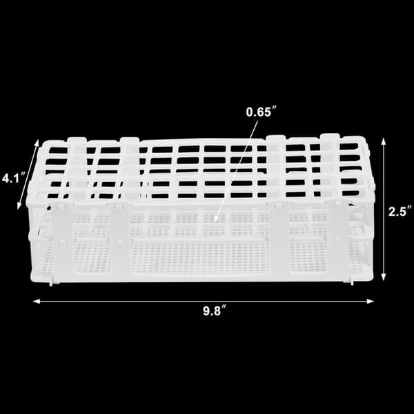 60 Huller Plastik Pen- og Penselholder - Skrivebordsstativ