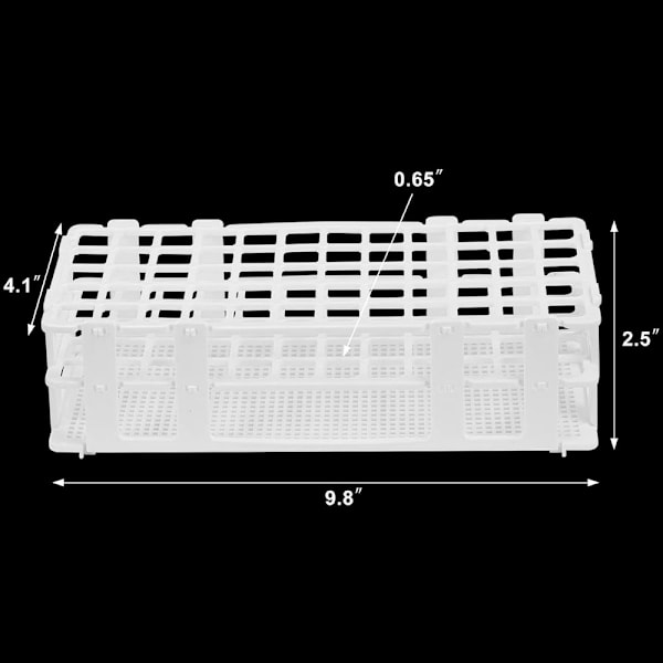Plastpenn- og penselholder med 60 hull - Skrivebordsstativ
