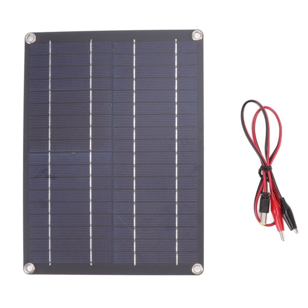Bærbar solcellepanel, 9,1 x 6,7 tommer, slankt design, lett vekt KLB
