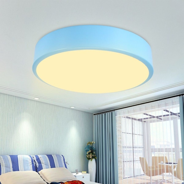 Moderne super tynde runde akryl LED loftslampe til KLB