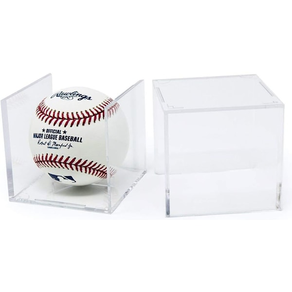 Transparent Beslag Installations Displayboks Baseball Box Golf Tennis Akryl