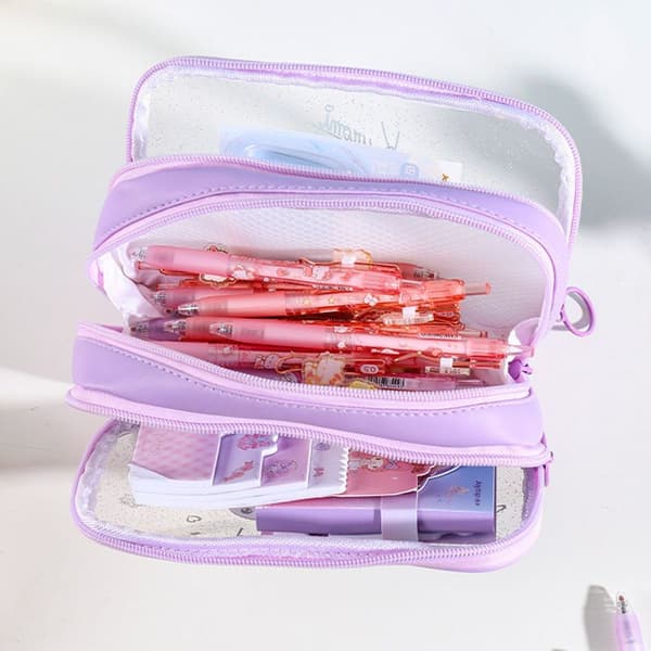 Sød lynlås flad taske tilbehør kosmetik multi-form2 KLB