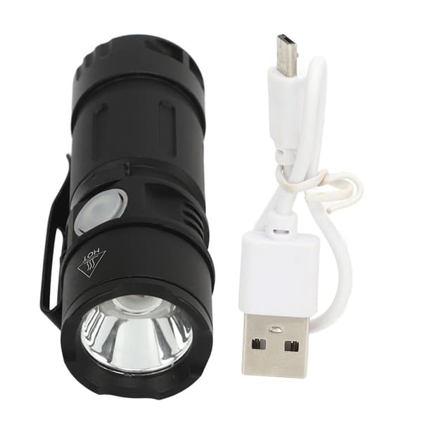 800LM Mini Lommelygte Lille Lomme EDC Lys USB KLB