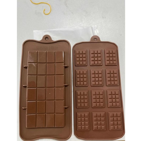 Silicone chocolate molds, non-stick coating, for baking