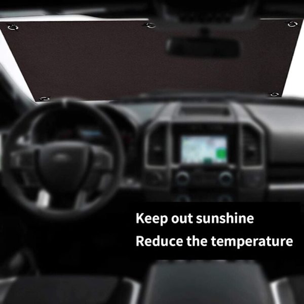 Blind Gardiner med termisk isolert sugekopp for solstråle reflektor takvinduer Velux Sucker 60x115Cm Brun KLB