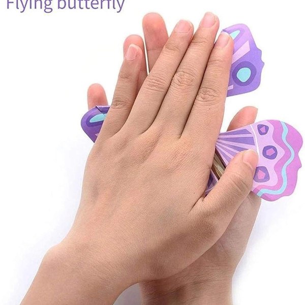 UOWEG Flyvende sommerfugl Fargerik magisk flagrende barnelekegummibånd Ange KLB