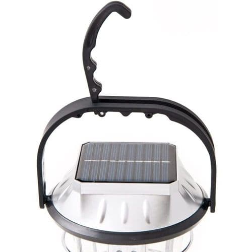LED solcelled campinglampe multifunksjonell utendørs campingteltlampe campinglys