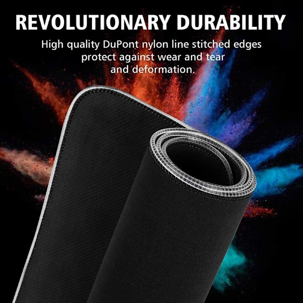 RGB Gaming Mouse Pad - 340 x 245 x 3mm LED Mouse Pad med