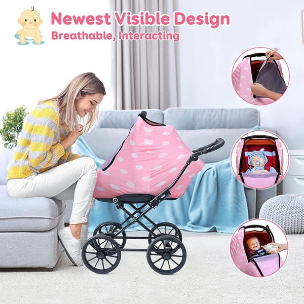 Stroller cover, with transparent windscreen style3 KLB