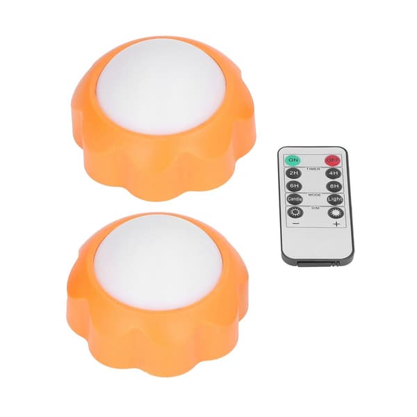 2 stk LED nattlys, multifunksjonell, justerbar lysstyrke KLB