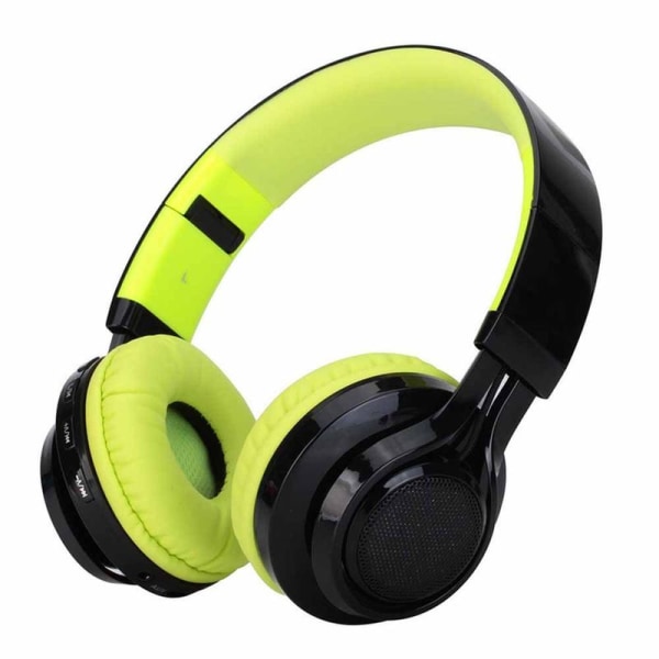 Bluetooth-kuulokkeet, valaistu, taitettava, langaton, musta